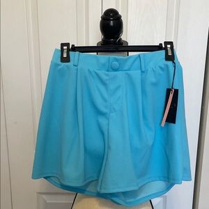 NWT IRIS WOMEN'S VIBRANT BLUE SEMI CASUAL SHORTS. SIZE SMALL.